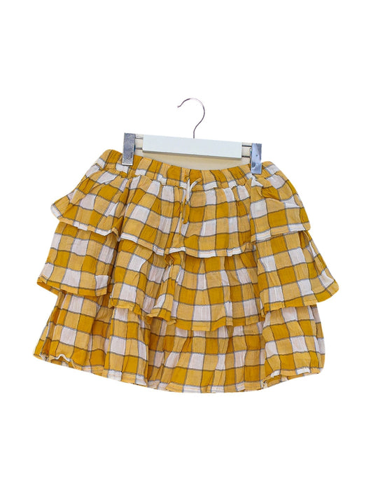 A Yellow Short Skirts from Seed in size 9Y for girl. (Front View)