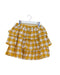 A Yellow Short Skirts from Seed in size 9Y for girl. (Front View)