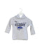 A Grey Long Sleeve Tops from Tommy Hilfiger in size 3-6M for boy. (Front View)