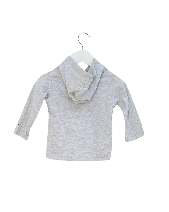A Grey Long Sleeve Tops from Tommy Hilfiger in size 3-6M for boy. (Back View)