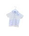 A White Short Sleeve Polos from Tutto Piccolo in size 3-6M for boy. (Front View)