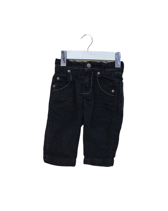 A Black Jeans from Burberry in size 3-6M for boy. (Front View)