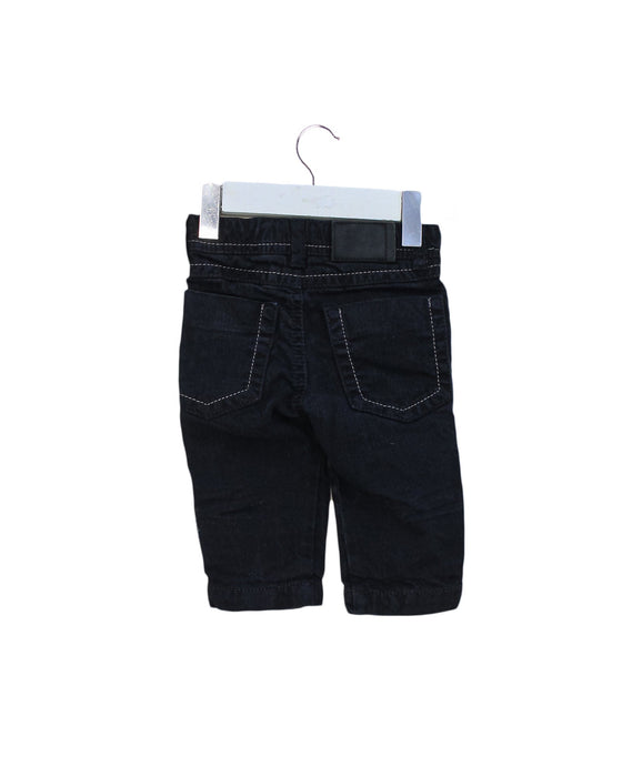 A Black Jeans from Burberry in size 3-6M for boy. (Back View)