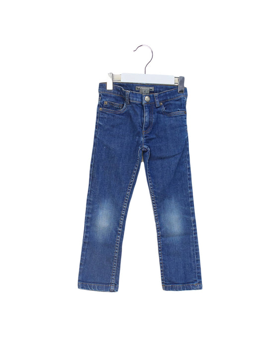 A Blue Jeans from Bonpoint in size 4T for boy. (Front View)