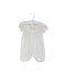 A Ivory Short Sleeve Rompers from Chickeeduck in size 6-12M for girl. (Front View)