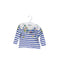A White Long Sleeve Tops from Petit Bateau in size 6-12M for girl. (Front View)