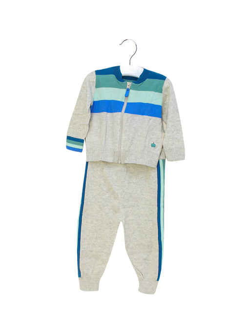 A Grey Sweatpants from The Bonnie Mob in size 12-18M for boy. (Front View)
