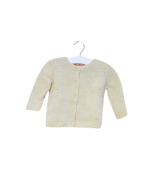 A Ivory Cardigans from Bonpoint in size 3-6M for neutral. (Front View)