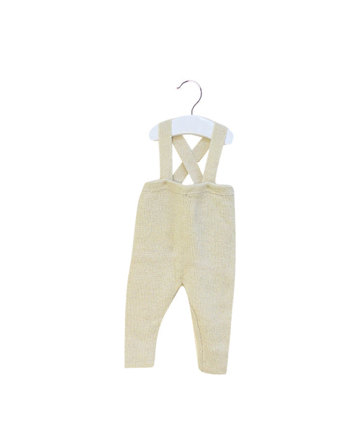 A Ivory Long Overalls from Bonpoint in size 3-6M for neutral. (Front View)