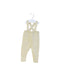 A Ivory Long Overalls from Bonpoint in size 3-6M for neutral. (Front View)