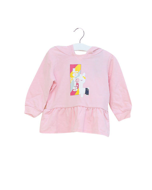 A Pink Sweatshirts from Levi's in size 3-6M for girl. (Front View)