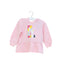 A Pink Sweatshirts from Levi's in size 3-6M for girl. (Front View)