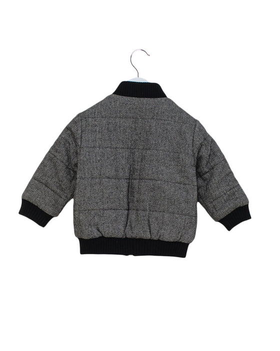 A Grey Puffer/Quilted Jackets from Nicholas & Bears in size 2T for boy. (Back View)
