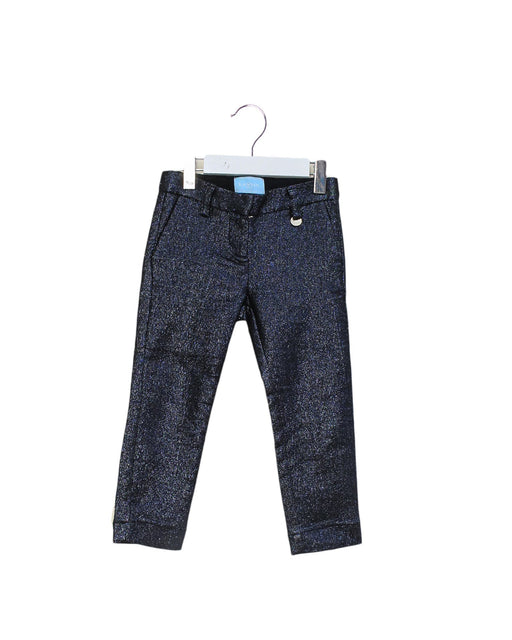 A Navy Casual Pants from Lanvin Petite in size 4T for girl. (Front View)