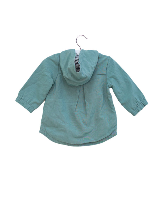 A Green Rain Jackets from Mamas & Papas in size 0-3M for neutral. (Back View)