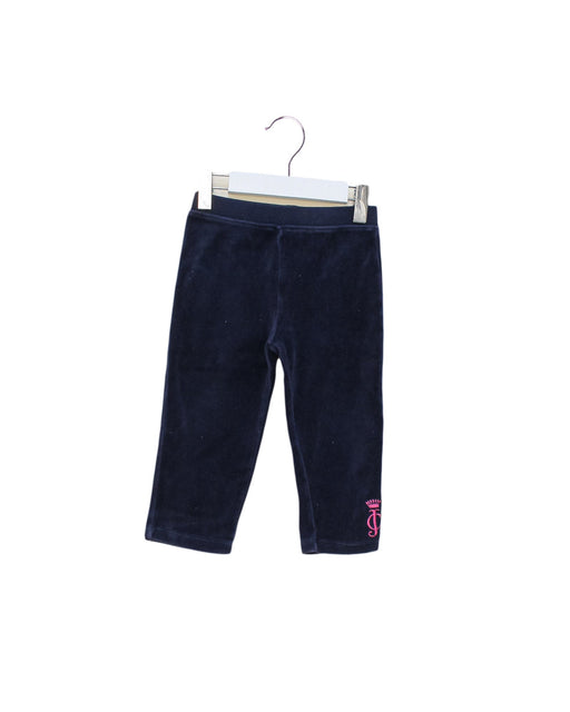 A Navy Sweatpants from Juicy Couture in size 12-18M for girl. (Front View)