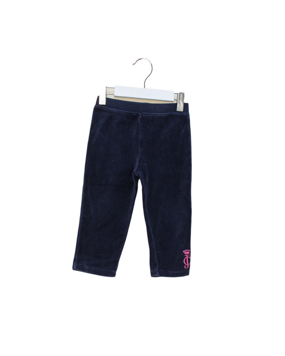 A Navy Sweatpants from Juicy Couture in size 12-18M for girl. (Front View)