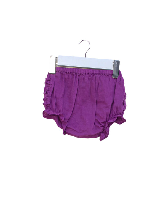A Purple Bloomers from Velveteen in size 0-3M for girl. (Front View)