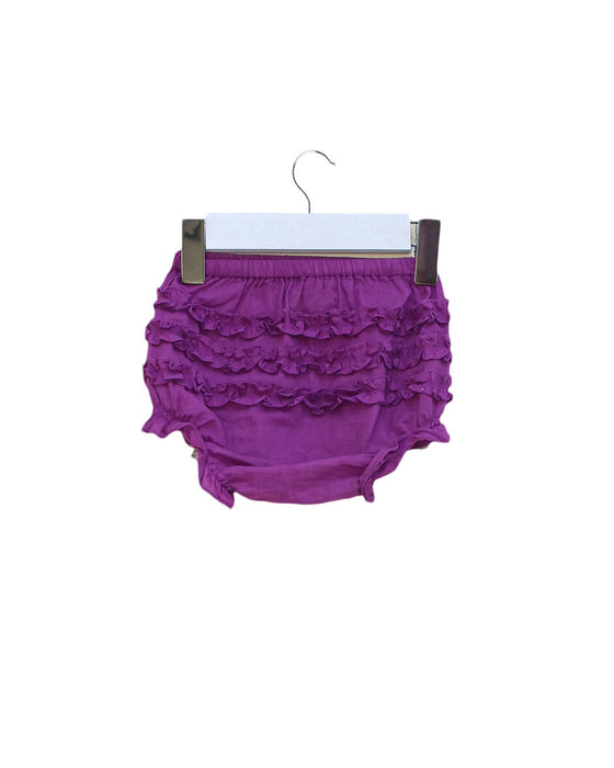 A Purple Bloomers from Velveteen in size 0-3M for girl. (Back View)