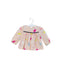 A Pink Long Sleeve Tops from Velveteen in size 3-6M for girl. (Front View)