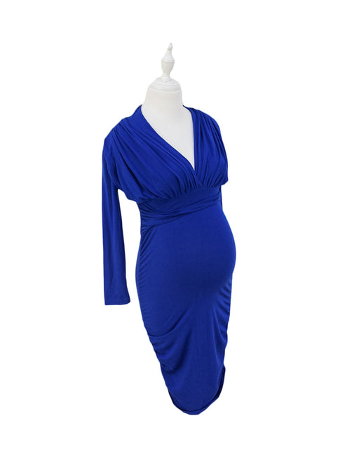 A Blue Long Sleeve Dresses from Isabella Oliver in size XS for maternity. (Front View)