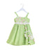 A Green Sleeveless Dresses from Dorian Ho in size 4T for girl. (Front View)