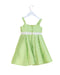 A Green Sleeveless Dresses from Dorian Ho in size 4T for girl. (Back View)