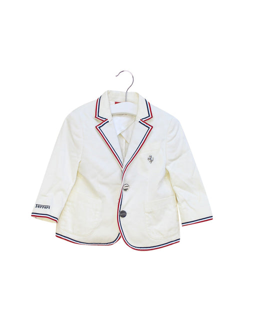 A Ivory Blazers from Ferrari in size 6-12M for boy. (Front View)