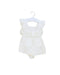 A White Sleeveless Bodysuits from Nicholas & Bears in size 3-6M for girl. (Front View)