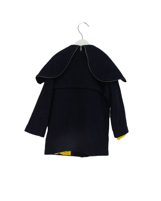 A Navy Coats from Stella McCartney in size 8Y for neutral. (Back View)