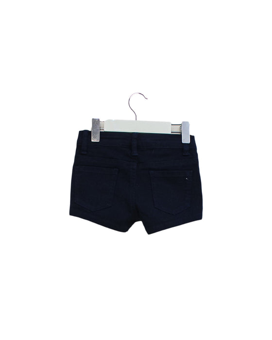 A Navy Shorts from Interdit de me Gronder in size 12-18M for girl. (Back View)