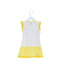 A Yellow Sleeveless Tops from Monnalisa in size 6-12M for girl. (Back View)