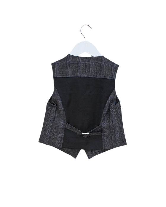 A Black Suit Vests from Nicholas & Bears in size 3T for boy. (Back View)