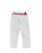 A White Casual Pants from I Pinco Pallino in size 4T for girl. (Back View)