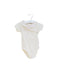 A Ivory Short Sleeve Bodysuits from Dior in size 6-12M for girl. (Front View)