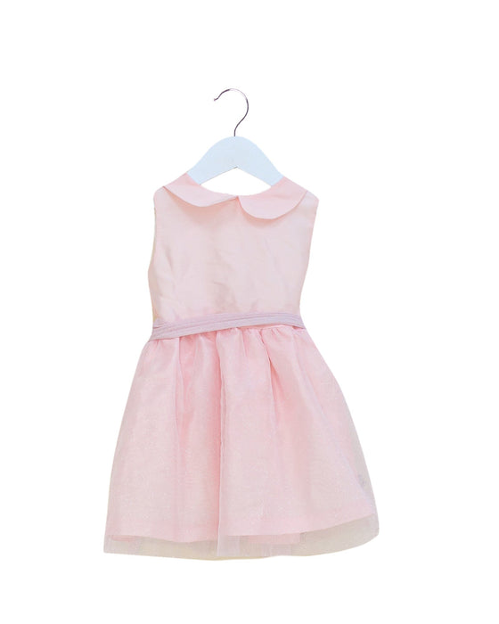 A Pink Sleeveless Dresses from Harrods in size 12-18M for girl. (Front View)