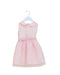 A Pink Sleeveless Dresses from Harrods in size 12-18M for girl. (Front View)