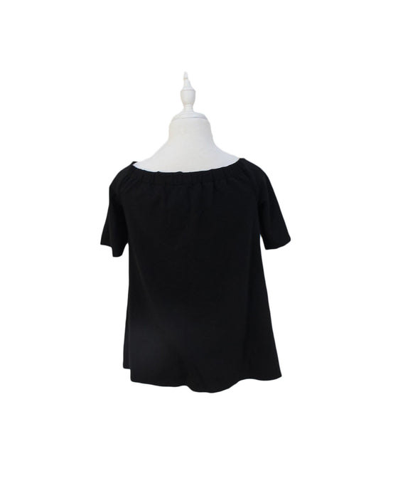 A Black Short Sleeve Tops from Hatch in size M for maternity. (Back View)
