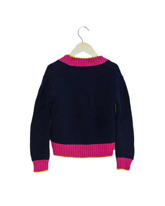 A Navy Cardigans from Juicy Couture in size 4T for girl. (Back View)