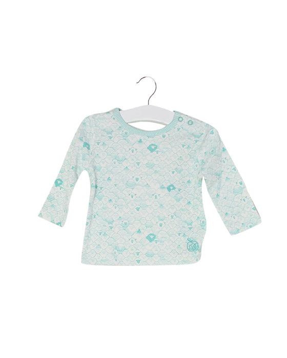 A Blue Long Sleeve Tops from The Bonnie Mob in size 6-12M for neutral. (Front View)