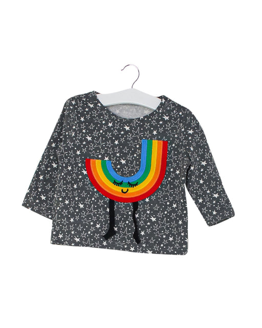 A Grey Long Sleeve Tops from The Bonnie Mob in size 6-12M for boy. (Front View)