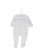 A White Onesies from Acanthe in size 0-3M for neutral. (Front View)