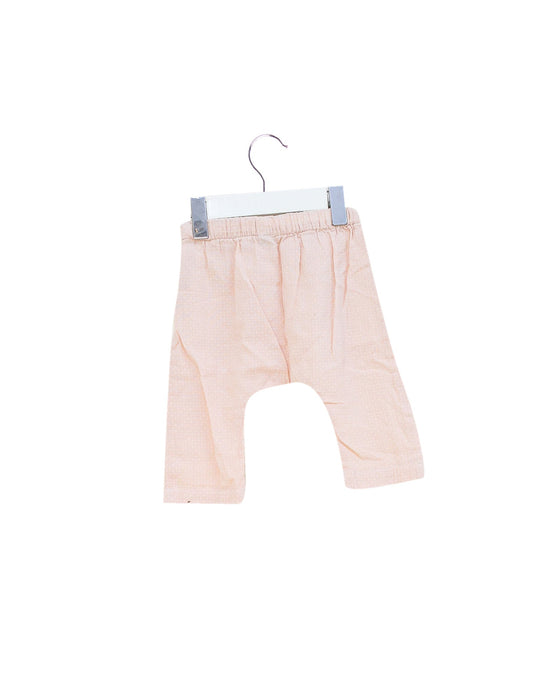 A Pink Casual Pants from Niny Mini in size 3-6M for girl. (Back View)