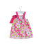 A Pink Sleeveless Dresses from Mudpie in size 6-12M for girl. (Back View)