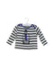 A Black Long Sleeve Tops from DPAM in size 6-12M for boy. (Front View)