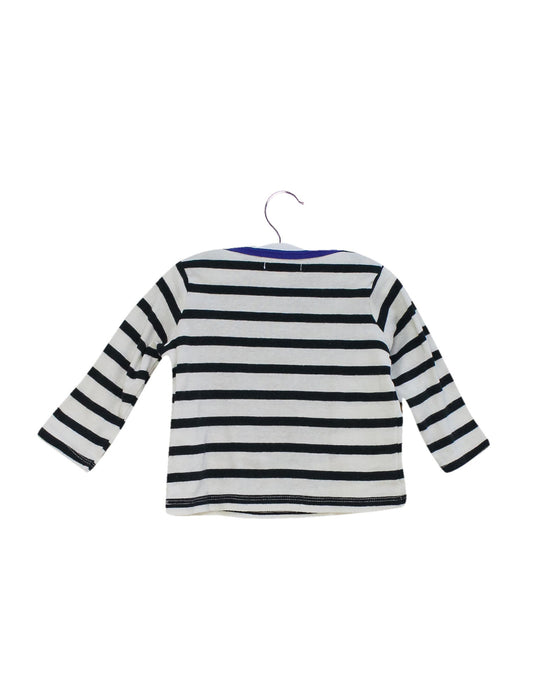 A Black Long Sleeve Tops from DPAM in size 6-12M for boy. (Back View)