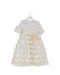 A Ivory Long Sleeve Dresses from Nicholas & Bears in size 12-18M for girl. (Back View)