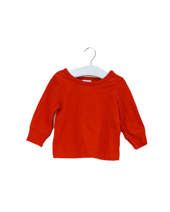 A Red Long Sleeve Tops from Hanna Andersson in size 6-12M for boy. (Front View)