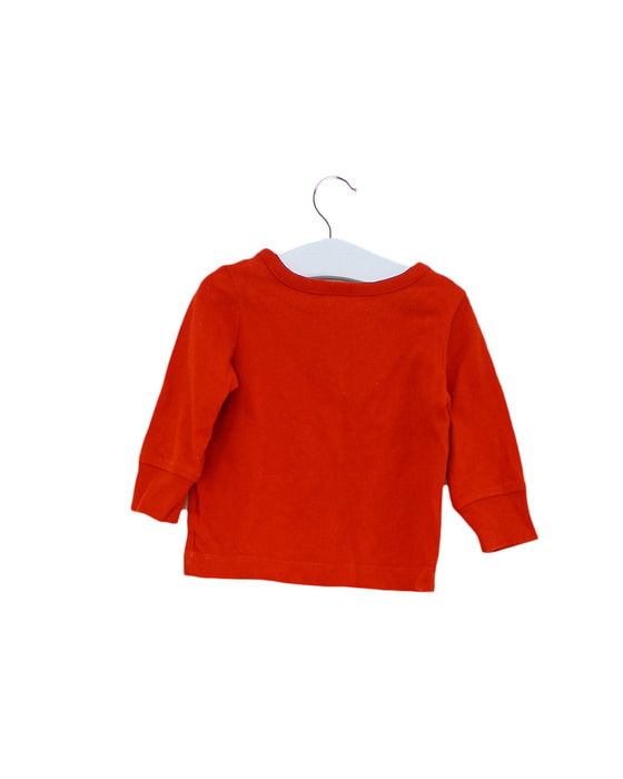 A Red Long Sleeve Tops from Hanna Andersson in size 6-12M for boy. (Back View)