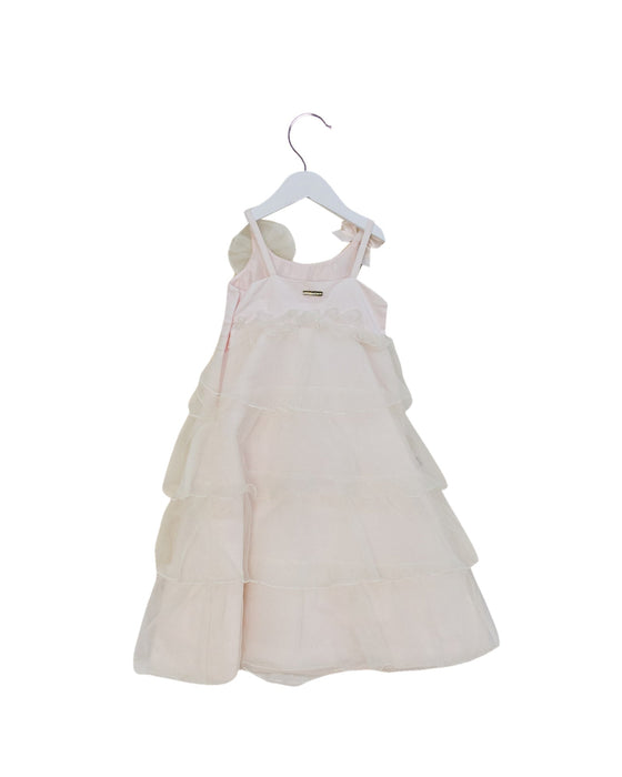 A Ivory Sleeveless Dresses from Nicholas & Bears in size 12-18M for girl. (Back View)